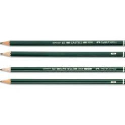 Faber-Castell Castell 9000 confezione 12 matite di grafite, matite da disegno