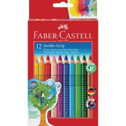 Faber-Castell - Jumbo Grip, Set 12 matite