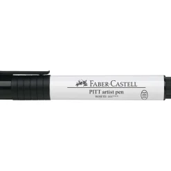Faber-Castell Pitt artist pen pennarello di china, bianco