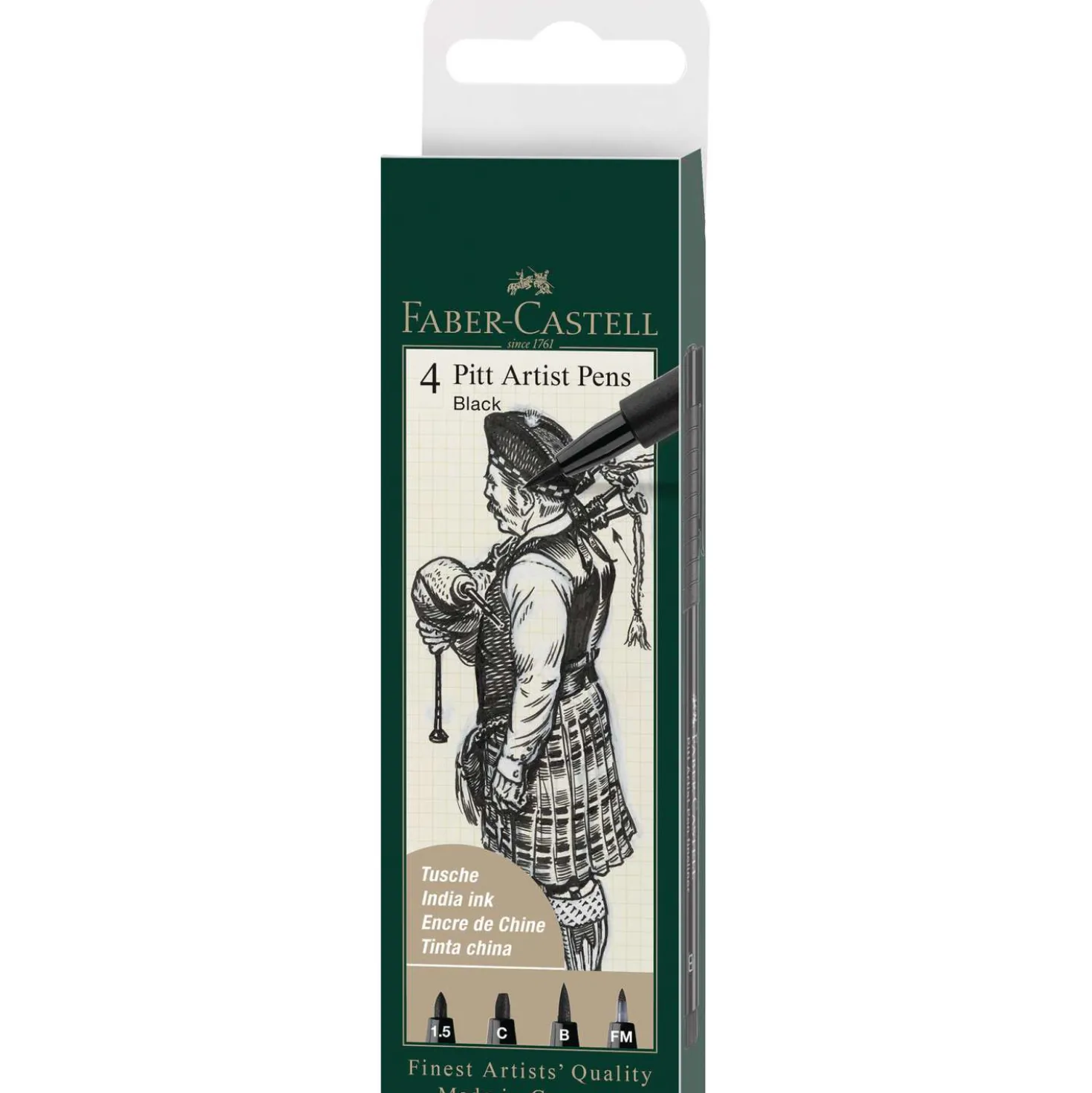 Faber-Castell - Pitt Artist, Set di penne a inchiostro di china