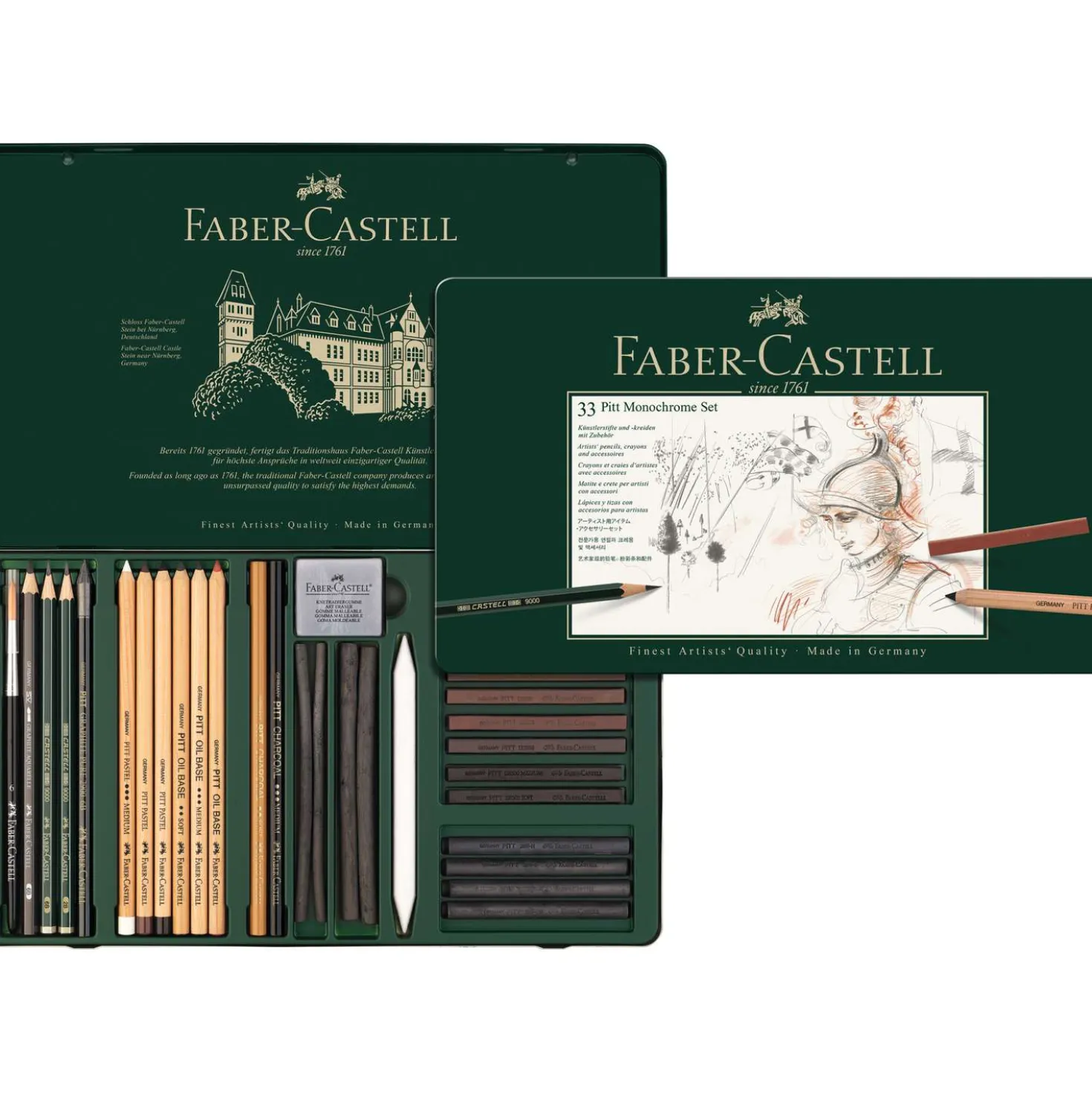 Faber-Castell Pitt Monochrome-Set
