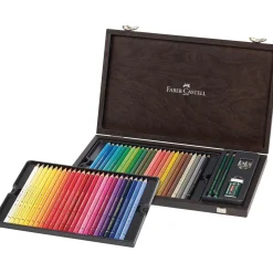 Faber-Castell - Polychromos, Set in scatola di legno
