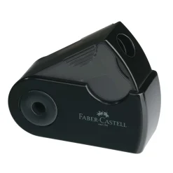 Faber-Castell - Temperamatite a due fori con serbatoio Sleeve Mini