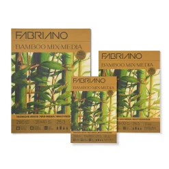 Fabriano - Bamboo Mix Media, Blocchi da 280 g/mq