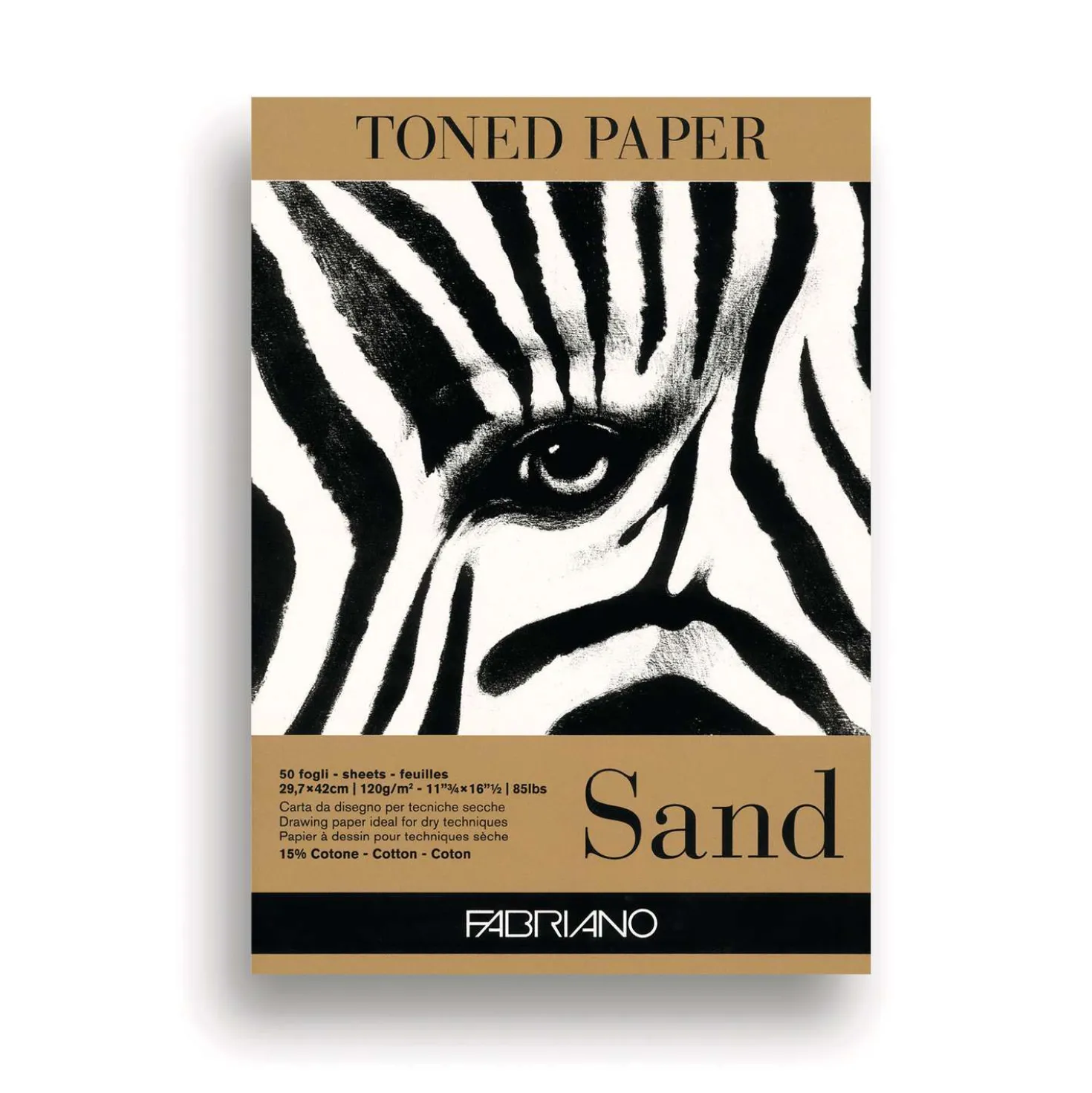 Fabriano - Toned Paper, Blocco da disegno Sand