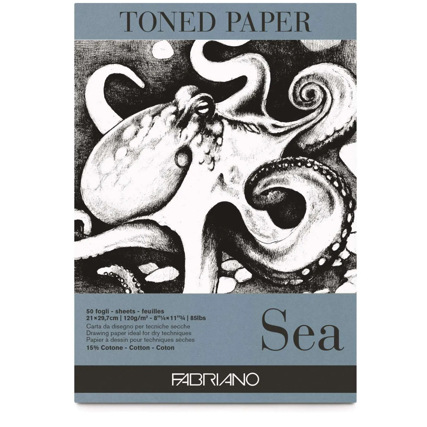 Fabriano - Toned Paper, Carta da disegno Sea