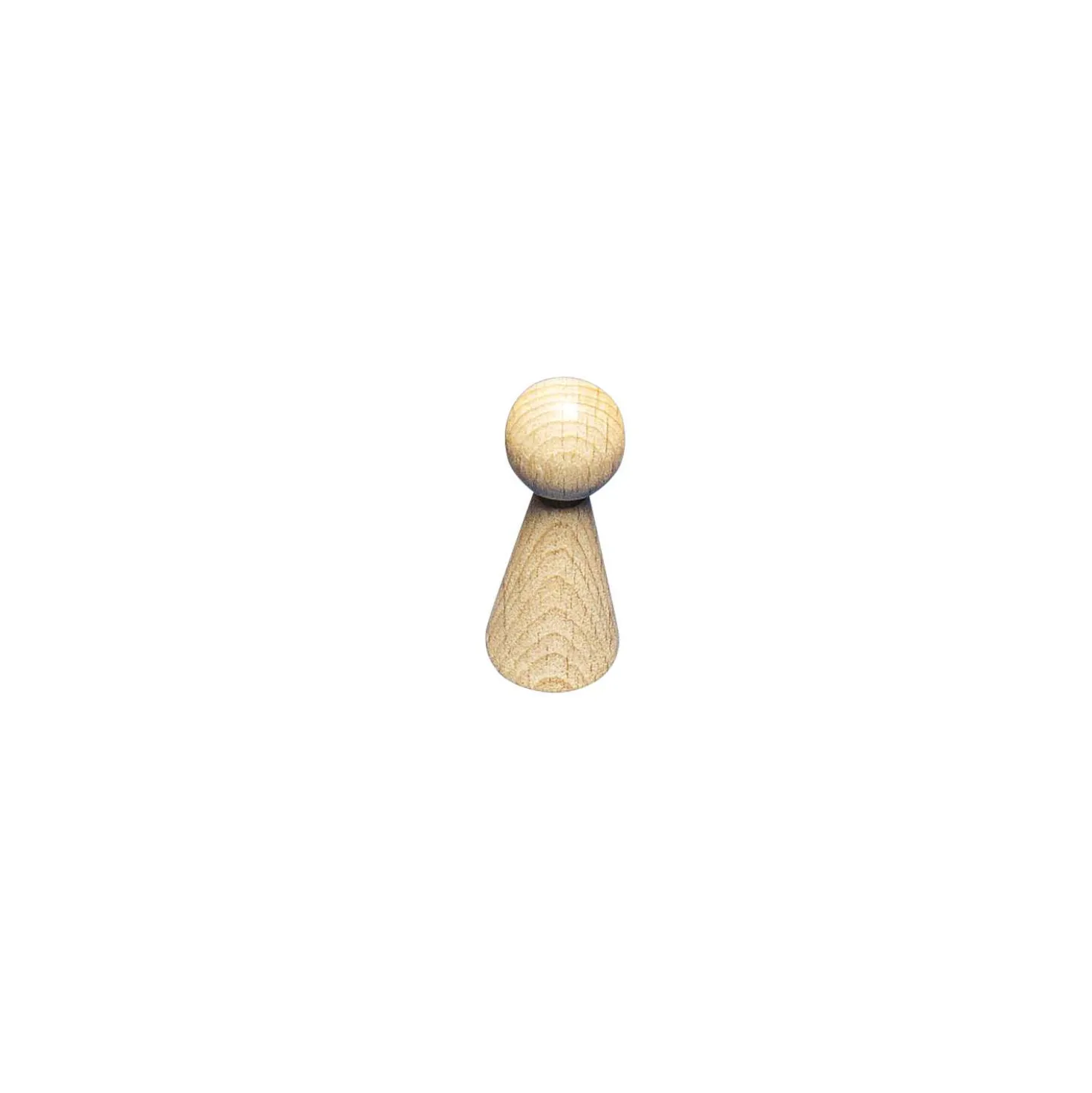 Figure a cono in legno