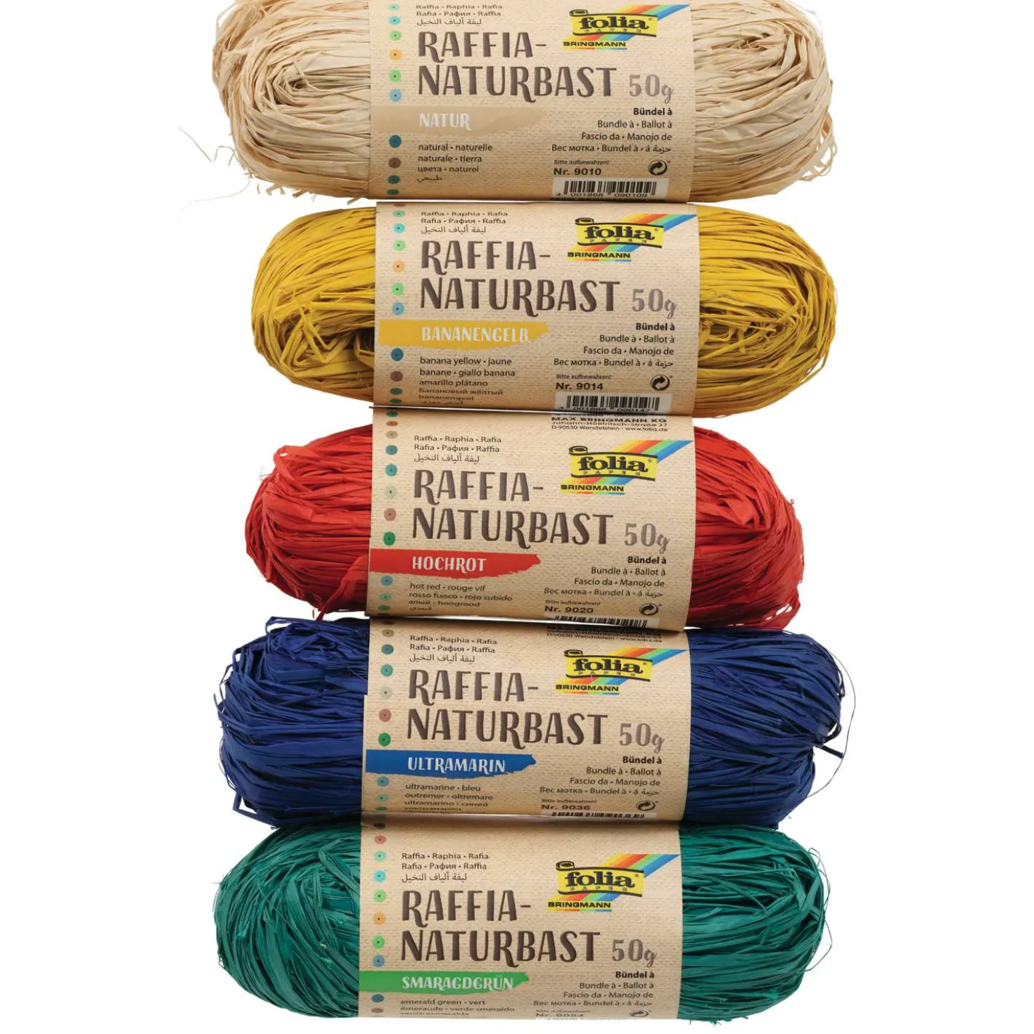 Folia - Assortimento di rafia naturale