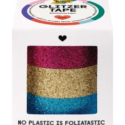 Folia - Set di nastri adesivi glitter assortiti