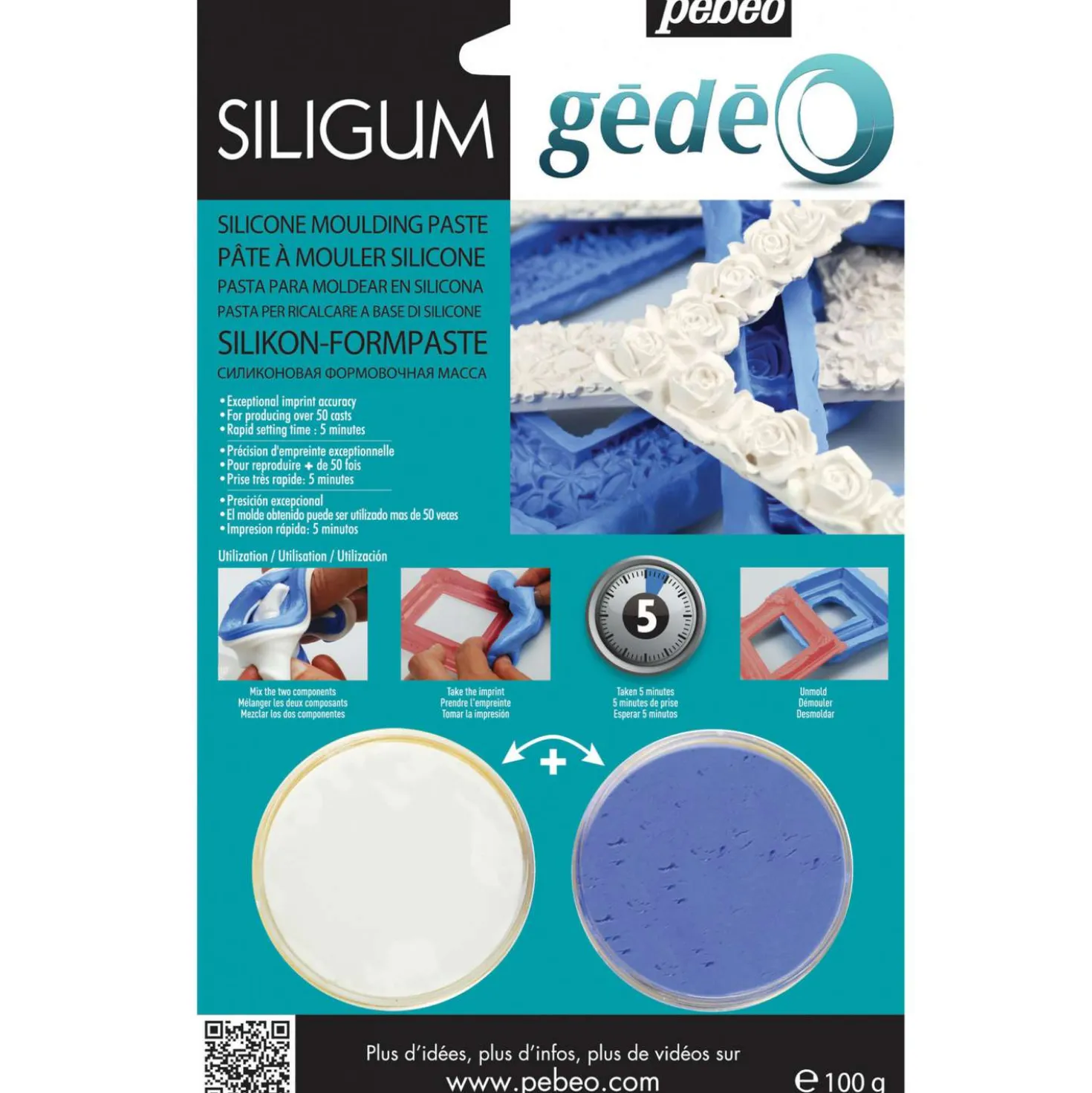 Gédéo Siligum pasta per ricalcare a base di silicone