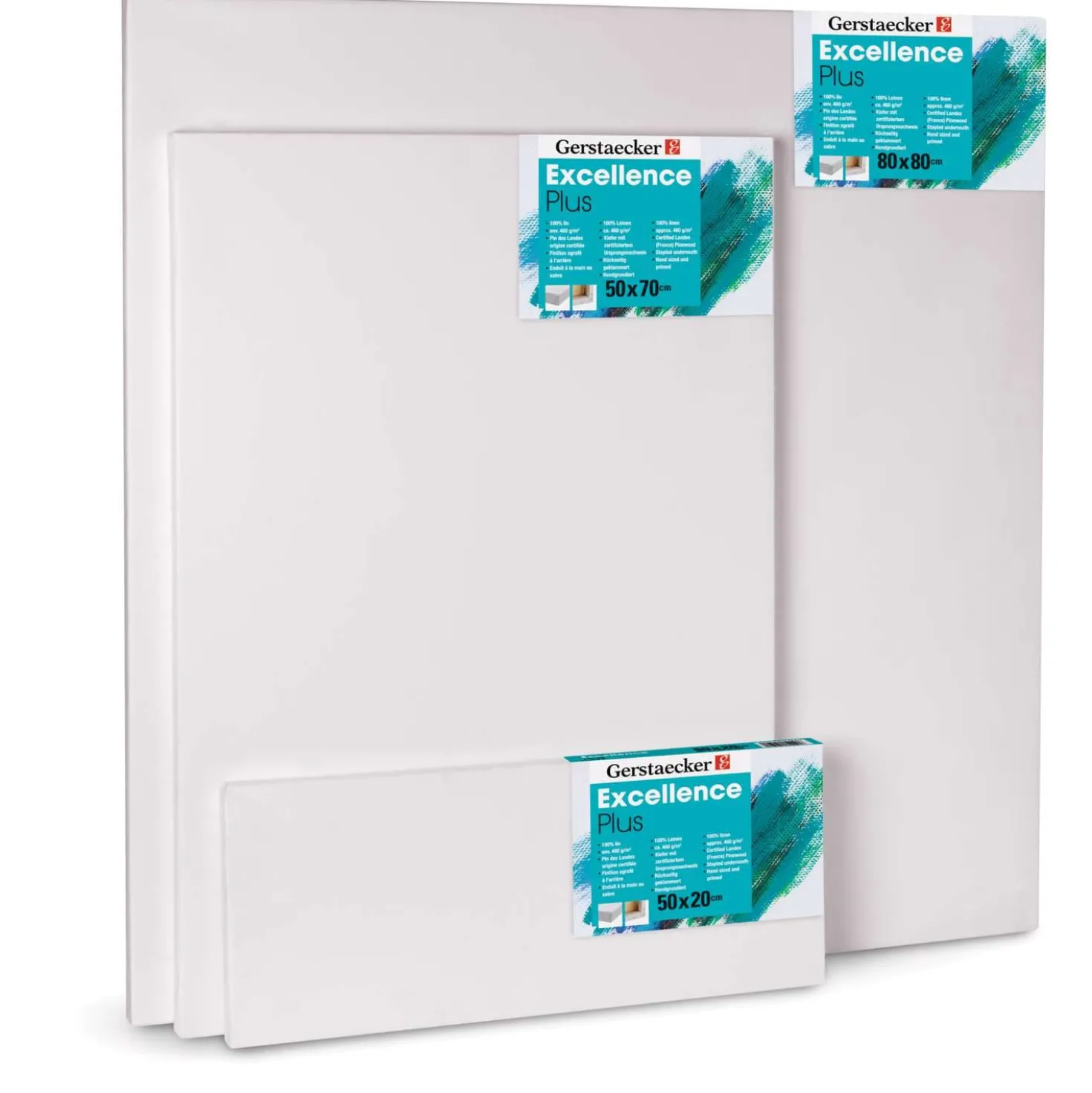 Gerstaecker - Excellence Plus, Telaio telato in puro lino