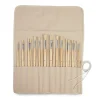 Gerstaecker - Pennelli in setola con astuccio arrotolabile