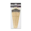 Gerstaecker - Set da 10 pennelli in setola, a lingua di gatto