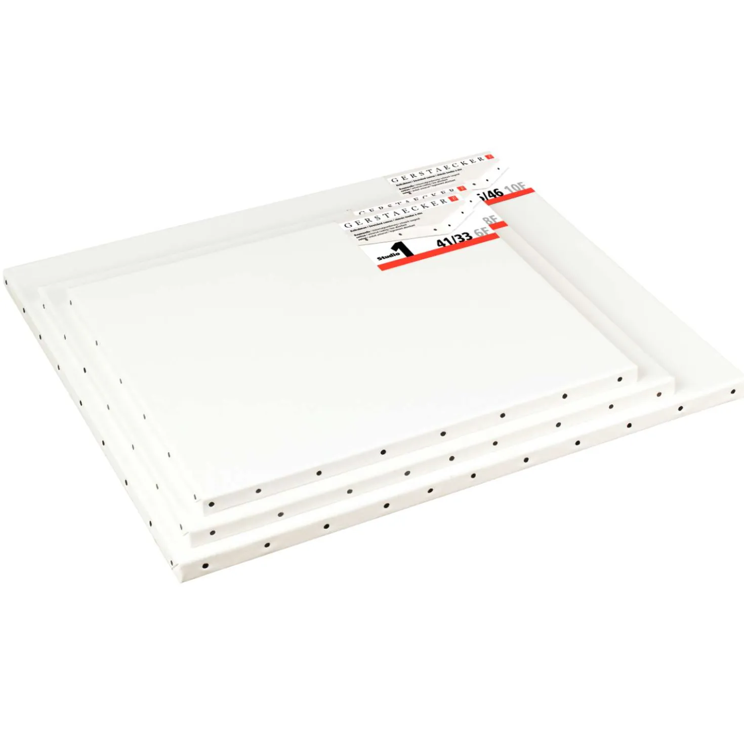 Gerstaecker - Studio 1, set telai telati in puro cotone 380 g/m²