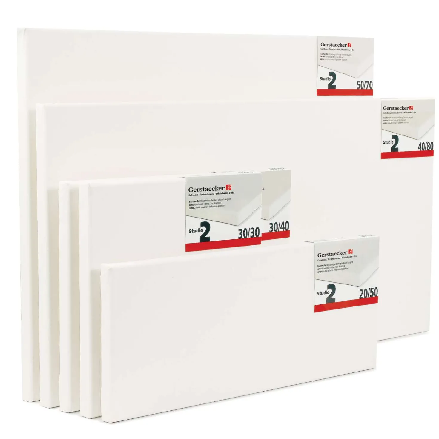 Gerstaecker - Studio 2, Telaio telato in 100% cotone 380 g/mq