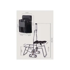 Gerstaecker - Trolley per artisti con sedile integrato