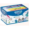 Giotto - Decor Textile, Set da 48 pennarelli per tessuti