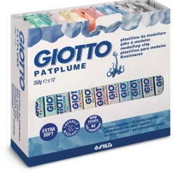 Giotto - Patplume, Plastilina in confezione da 12