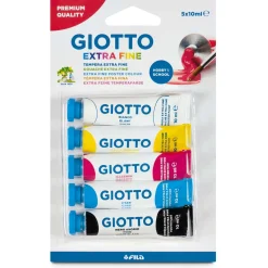 Giotto - Set da 5 colori a tempera extra fini
