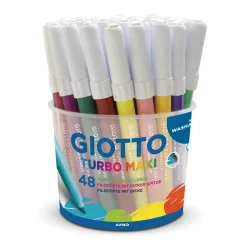 Giotto - Turbo Maxi, Set da 48 pennarelli
