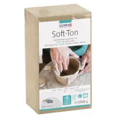 Glorex -Hobby time, Argilla naturale Soft Ton