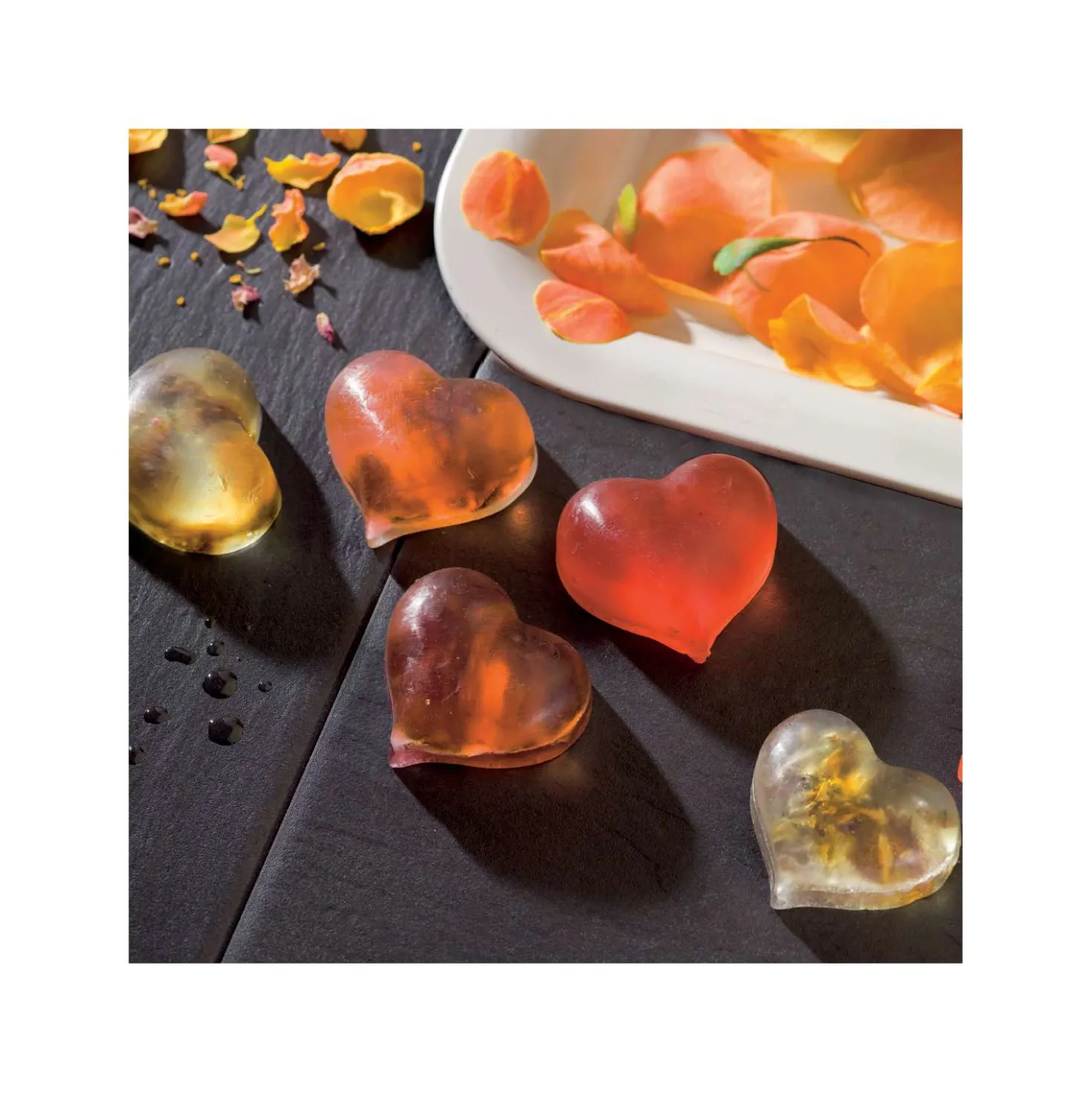 Glorex - Stampi a cuore per sapone