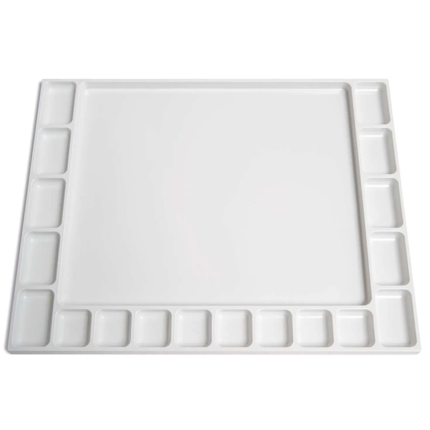 Glorex - Tavolozza rettangolare in plastica