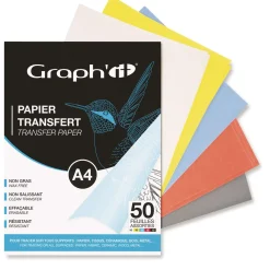 Graph'IT - Carta transfer, Confezione da 50