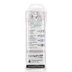 Graph'IT - Set da 4 fineliner colorati