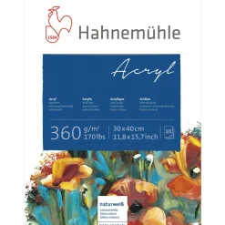 Hahnemühle - Acrly, Blocco per acrilico 360 g/mq