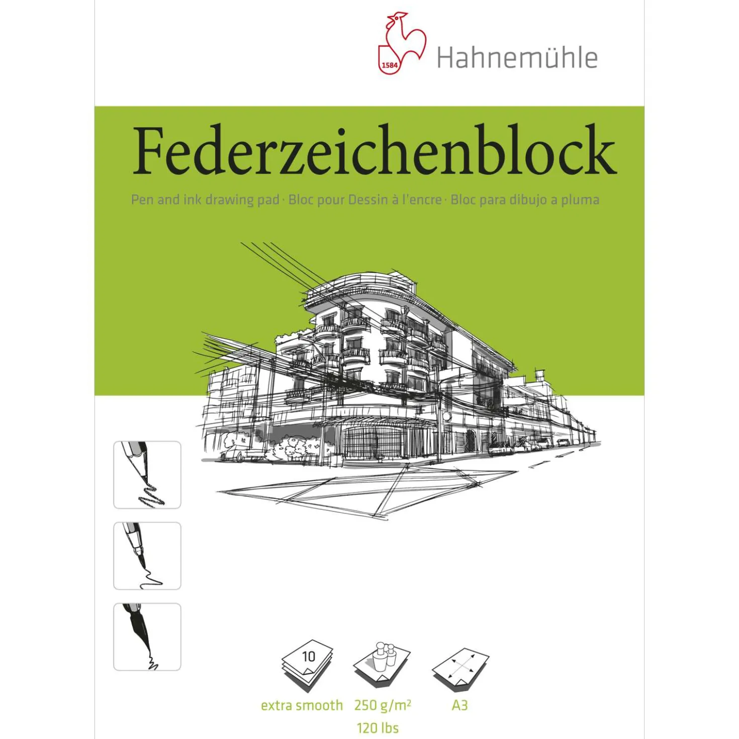 Hahnemühle - Blocco per disegno a penna