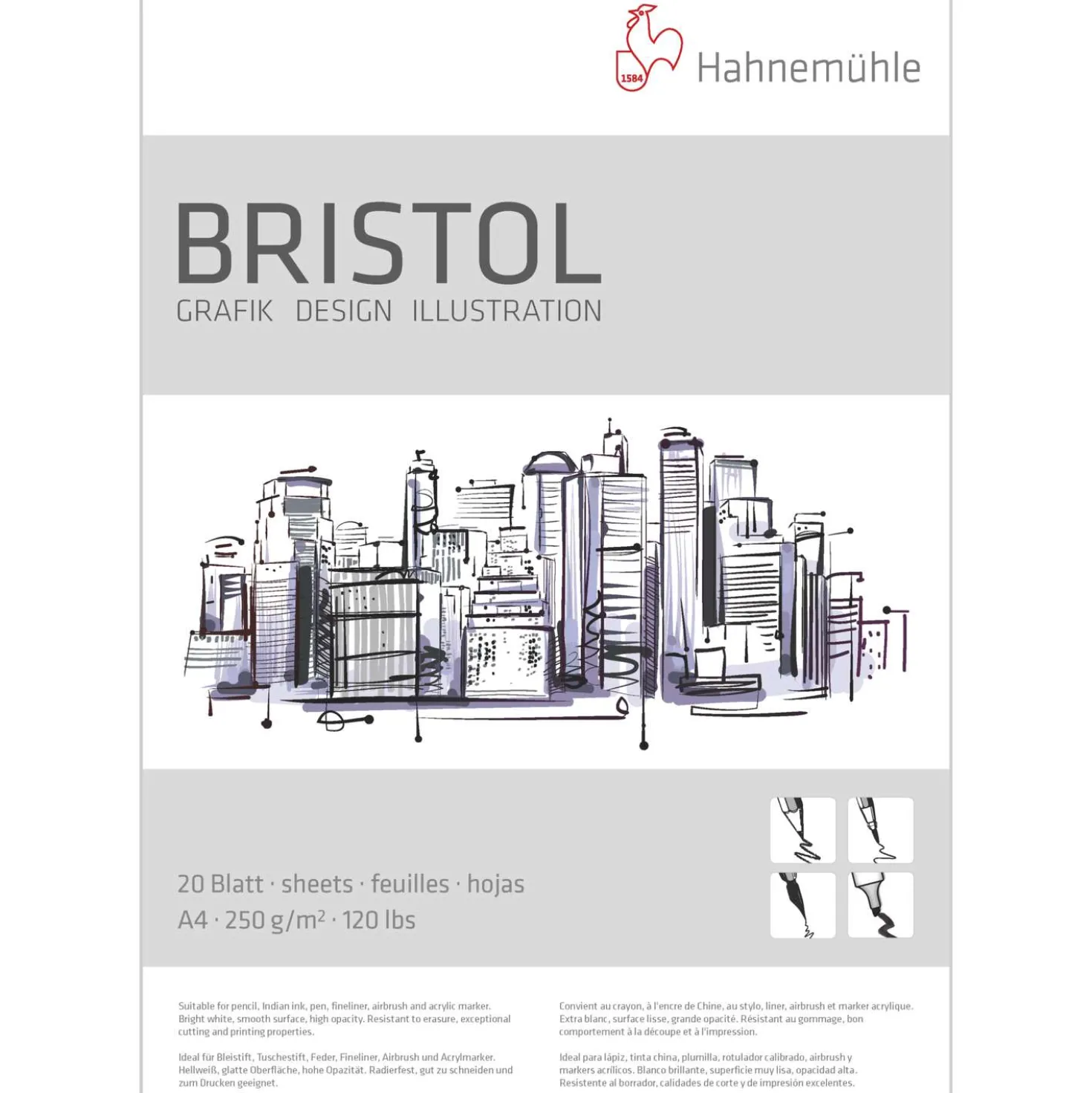 Hahnemühle - Bristol, blocco