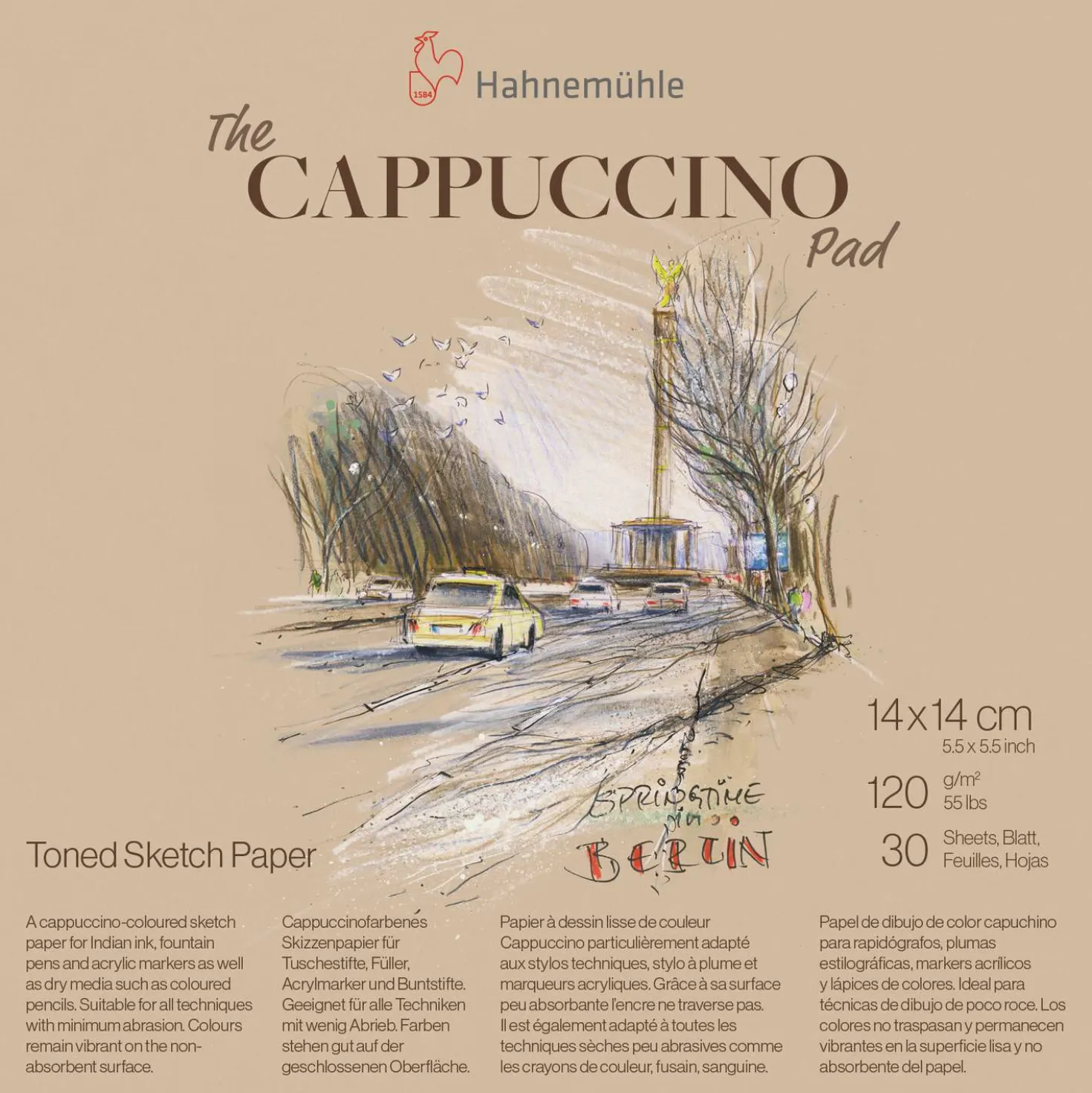 Hahnemühle - The Cappuccino Pad, blocco per schizzi