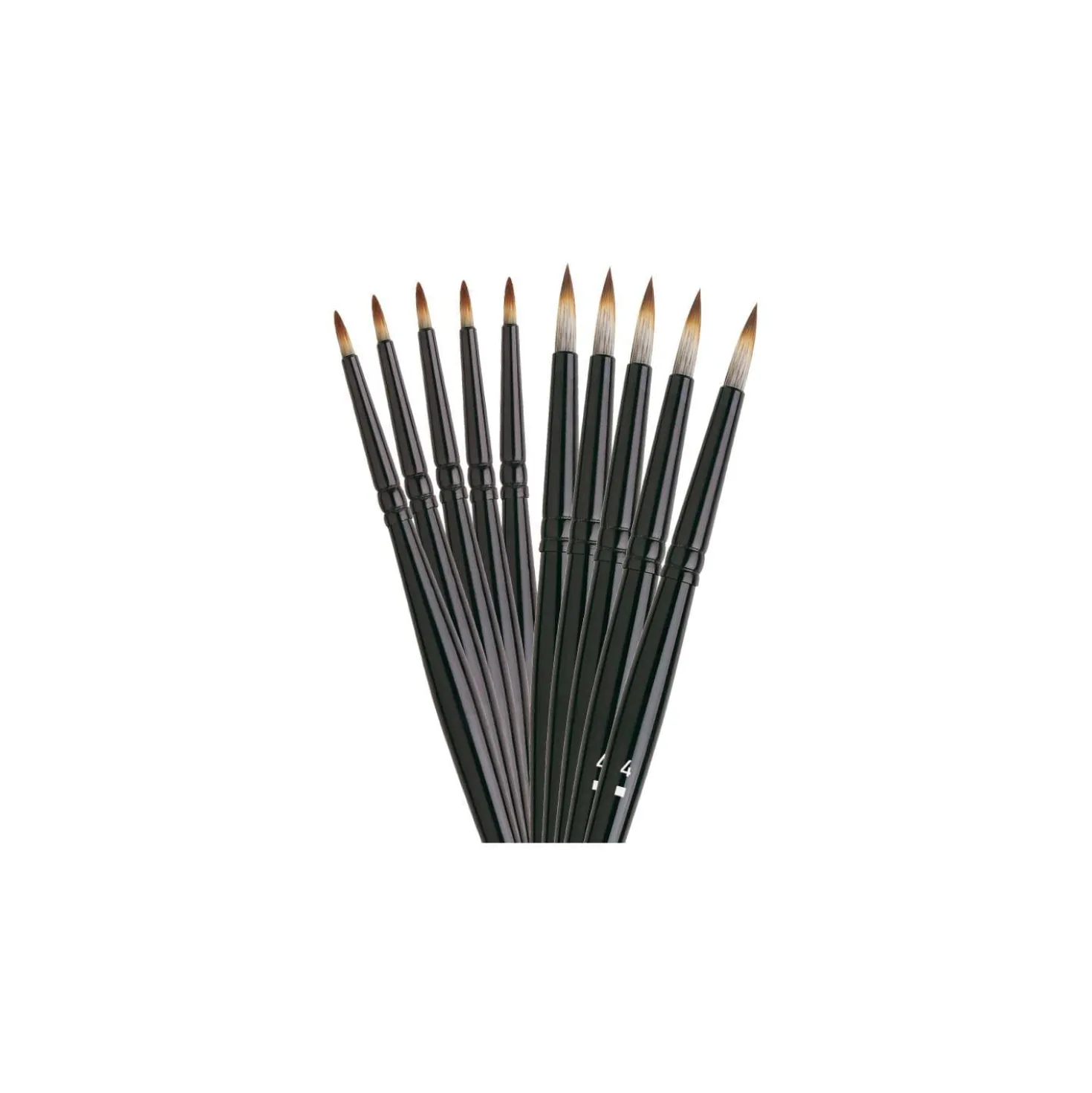 I Love Art - Mungo, set di pennelli per pittura a olio, tondi 5+5