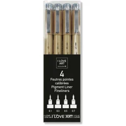 I Love Art - Set di fineliner