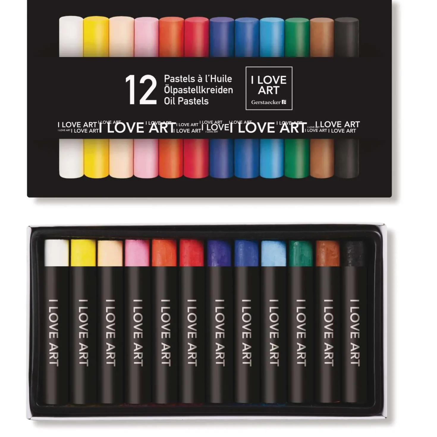 I Love Art - Set di pastelli a olio