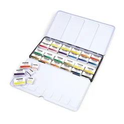 Jaxon - Aquarell, Set di acquerelli fini in scatola di metallo