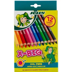Jolly - X-Big, Set di matite colorate extra spesse