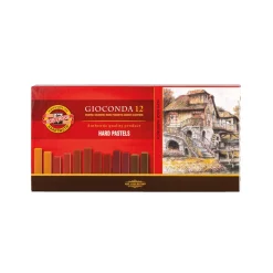 Koh-I-Noor - Gioconda, Pastelli, Set da 12 bruni e grigi