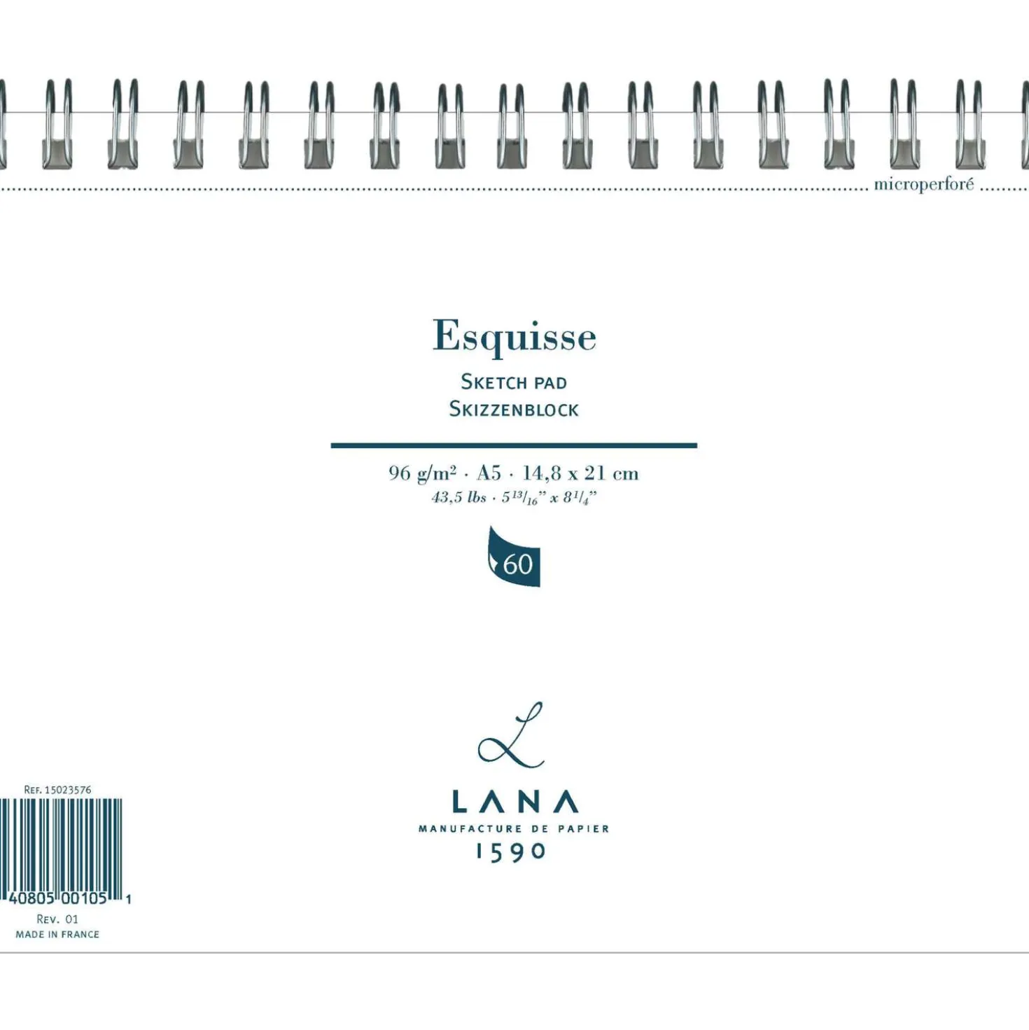 Lana - Esquisse, Blocco per schizzi