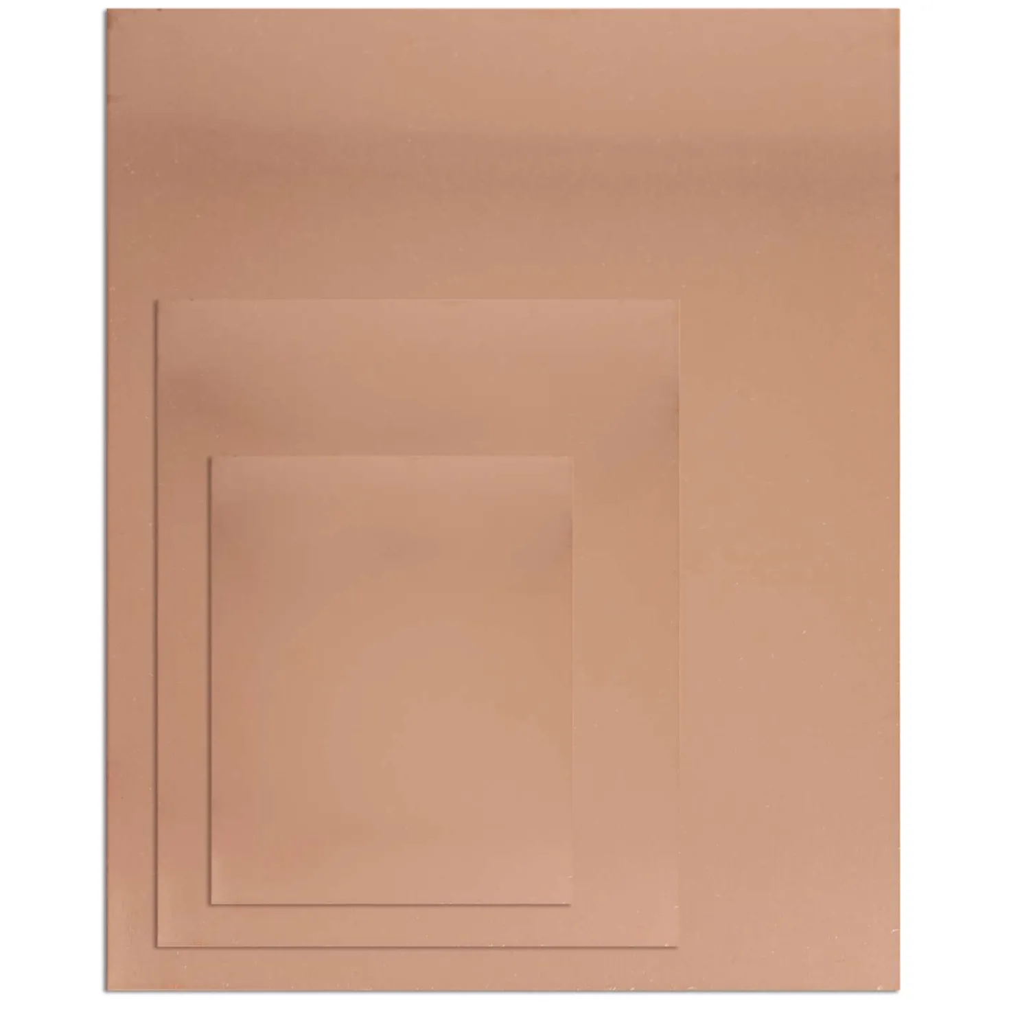 Lastre di rame, spessore 1 mm
