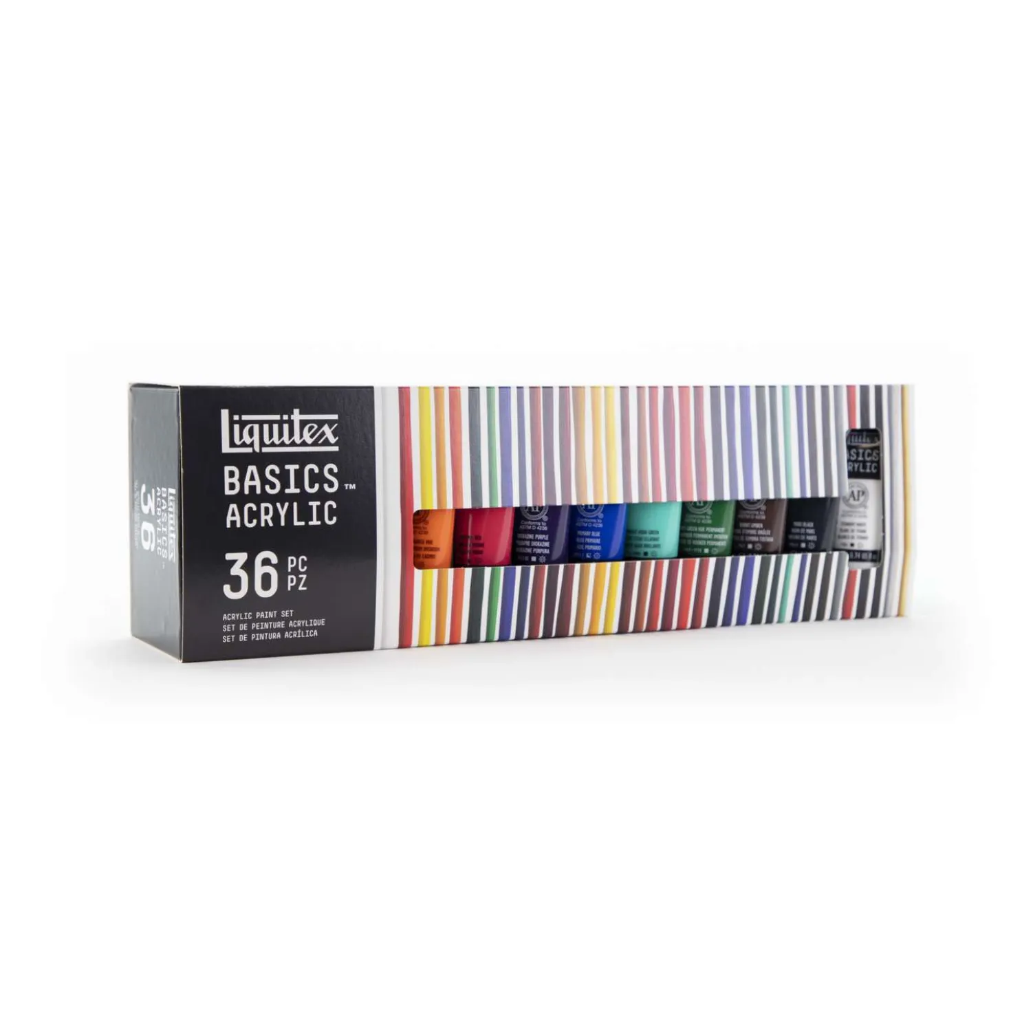 Liquitex - Basics, Set assortiti di colori acrilici