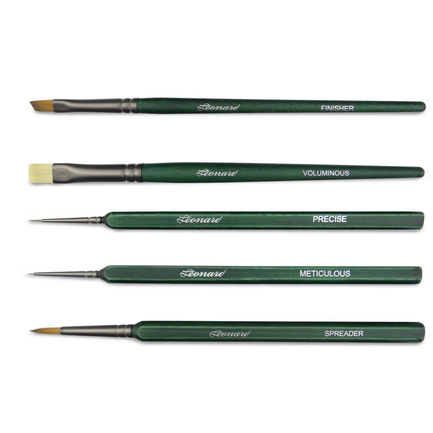 Léonard - 5000-3 Expert set, Set di 5 pennelli per dettagli