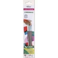 Léonard - Expression, Serie 50, Set di pennelli vegani