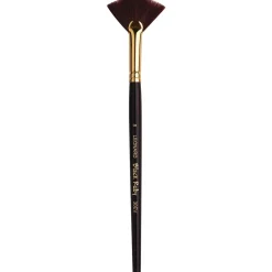 Léonard - Pennello Black Ruby serie 30EV, fibra sintetica, a ventaglio