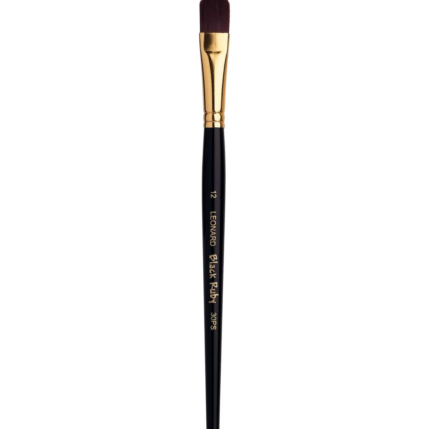 Léonard - Pennello serie 30 UB Black Ruby, fibra sintetica, lingua di gatto