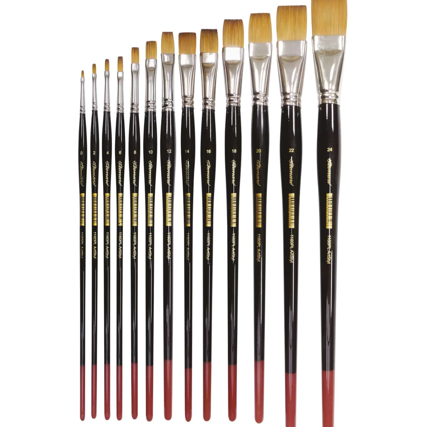 Léonard - Serie 1160PL, Pennello sintetico piatto