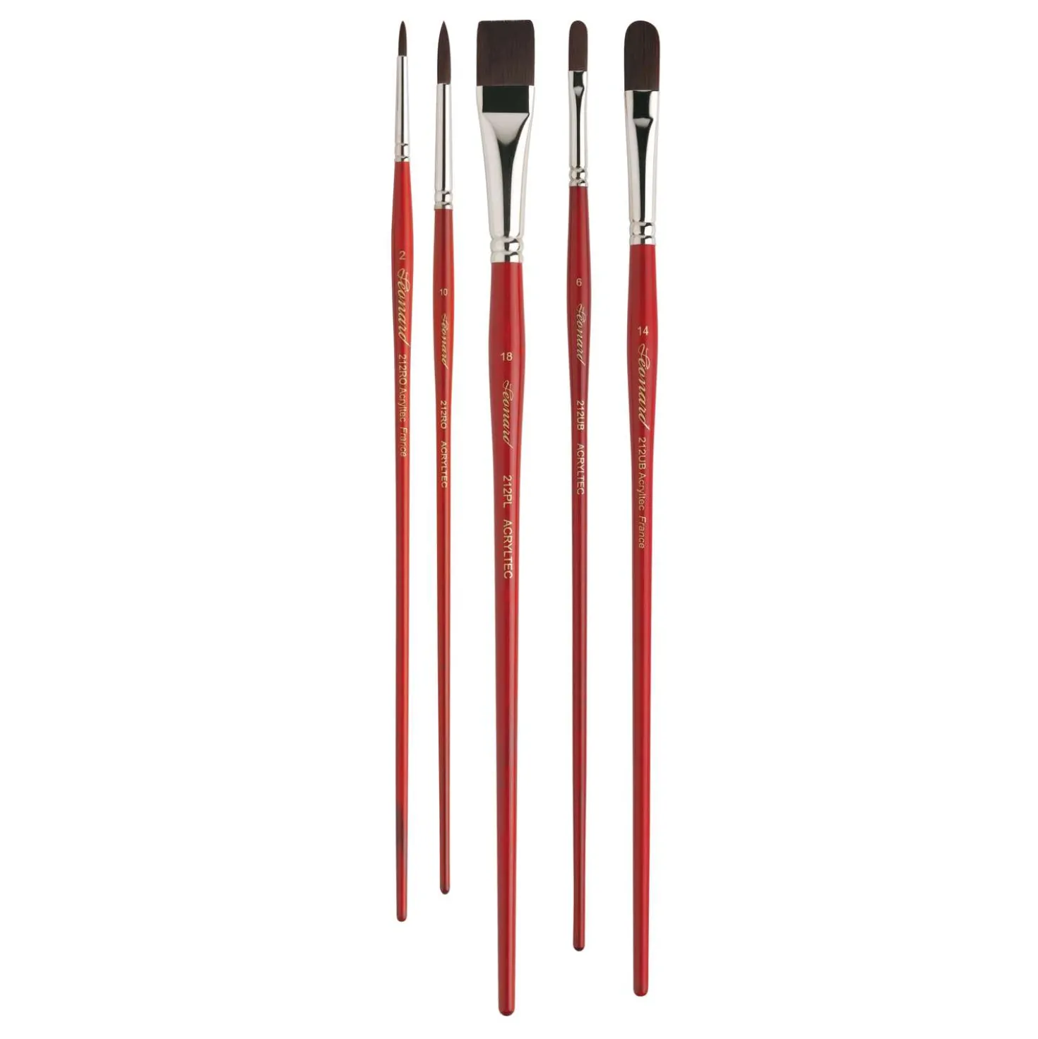 Léonard - Serie 212, Set di pennelli sintetici