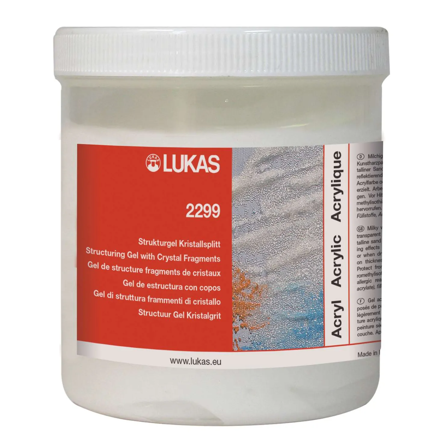 Lukas - Gel strutturante con frammenti di cristallo