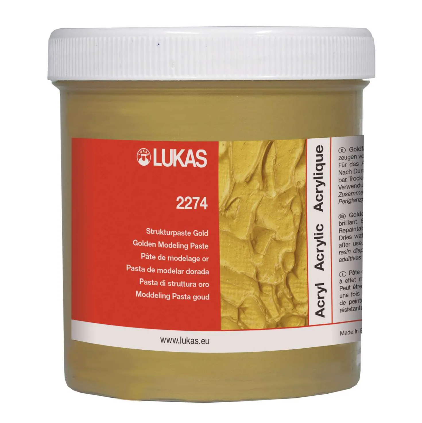 Lukas - Pasta di struttura effetto metallico